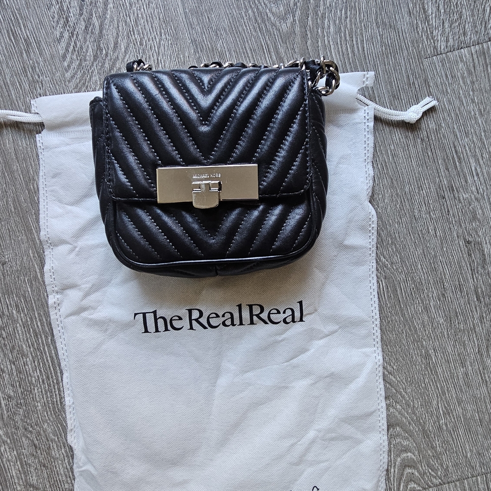 Michael Kors Quilted Black Crossbody Bag